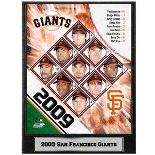 2009 San Francisco Giants 9x12 inch Photo Plaque