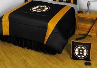 Boston Bruins Bedding   NHL Sidelines Comforter and Sheet
