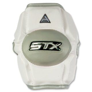 STX Agent Defense Lacrosse Arm Pad Medium (White) Sports