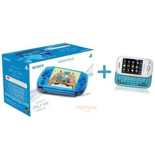 Console SONY BASE PACK PSP 3000 Bleu + SAMSUNG B34   Achat / Vente