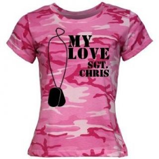 My Love Pink Camo Custom Misses Relaxed Fit Code V Jersey