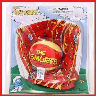 KELLYTOY THE SMURFS EASY TOSS AND CATCH MITT AND BALL SET