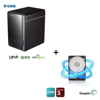 DLINK DNS 320 NAS + Seagate 1To 32Mo 3.5   Achat / Vente SERVEUR
