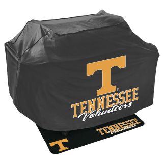 Tenessee Volunteers College themed Grill Cover and Mat Protection Set