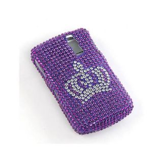 BlackBerry Curve 8330 Full Diamond Case with Crown Design