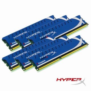 Kit mémoire PC 24Go (6x4Go) DDR3 HyperX Triple channel   1600MHz