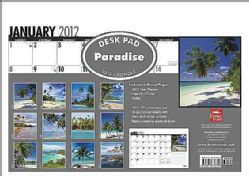 Paradise 2012 Desk Blotter Calendar (Calendar)