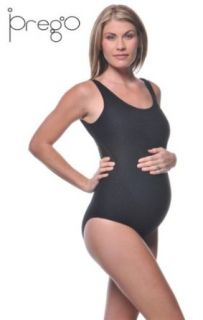 Solid Textured Heart Tank One Piece Maternity Swimsuit