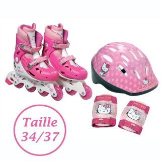 Hello Kitty Rollers T34/37 + Protections   Achat / Vente PATIN A