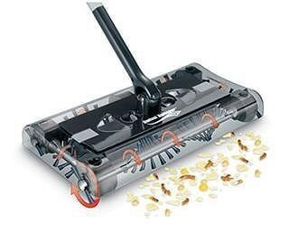 Swivel Cordless Floor and Carpet Sweeper Sports