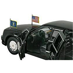 Die cast 2009 Cadillac DTS Presidential Limo