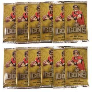 NFL Upper Deck Icons 2009 Trading Card Packs (Box of 12)