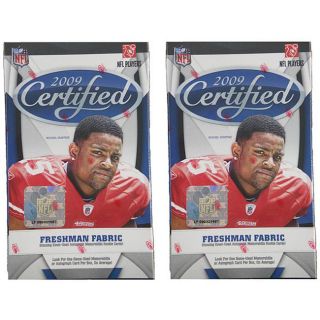 NFL 2009 Certified Trading Card Blaster Boxes (Case of 2)