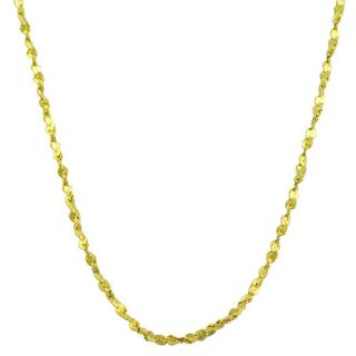 Fremada 10k Yellow Gold 18 inch Serpentine Chain Necklace (1 mm