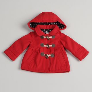 Carters Infant Girls Red Hooded Coat