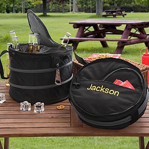 Personalized Collapsible Beverage Cooler   Drink Cooler