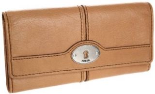 Fossil Maddox Flap Clutch,Camel,One Size Shoes