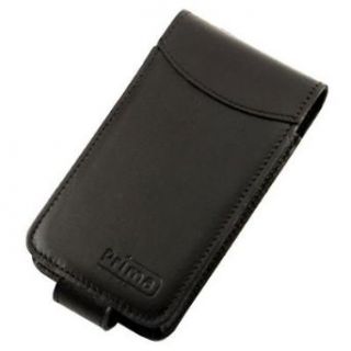 Black Prima iPhone Premium Leather Flip Style Case for 2G