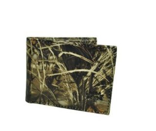 leather Mens Bifold Wallet Camouflage Saffiano Purse Yellow Shoes