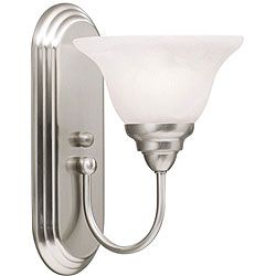 Bellona 1 light Fluorescent Brushed Nickel Wall Sconce Today $42.99 4