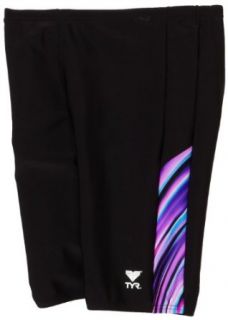 TYR Sport Boys Aquarius Splice Jammer,Purple,30 Clothing