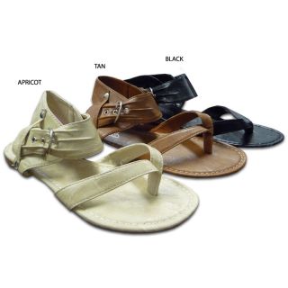 Refresh by Beston Womens JETTA 10 Flat Triangle Thong Sandals Today