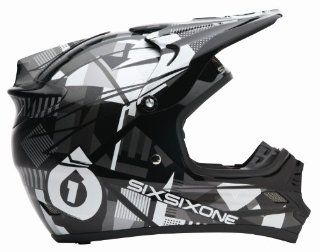 SixSixOne Flight II Plaid Helmet   Small/Black/White