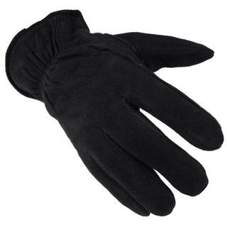 Daxx Mens Black Buttersoft Deerskin Gloves with Thinsulate Lining