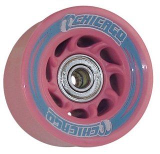 Chicago Pink roller skate wheels 60mm (8 pack) Sports