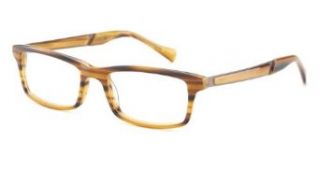 Lucky Brand Citizen Asian Fit Eyeglasses Brown Horn
