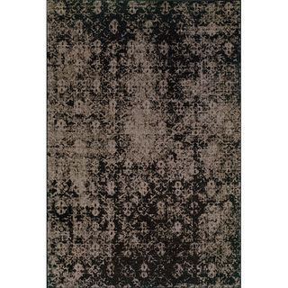 Grey/ Black Area Rug (5 x 76)