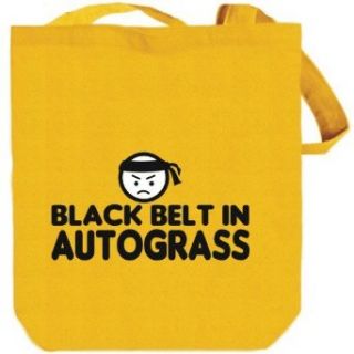 BLACK BELT IN Autograss Yellow Canvas Tote Bag Unisex