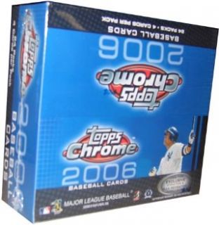 2006 Topps Chrome Baseball Retail Box   24P Sports