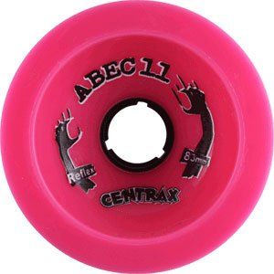 Abec 11 Centrax 83mm 77a Pink Longboard Wheels (Set Of 4