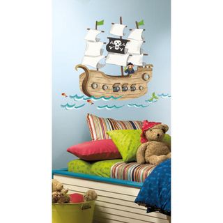 Pirate Ship Peel & Stick Giant Wall Decals