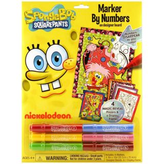 Up SpongeBob SquarePants Marker by Number Poster Set