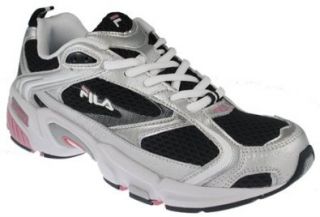 5SR058LM Running Shoes (7.5, Black/Metallic Silver/Candy Pink) Shoes
