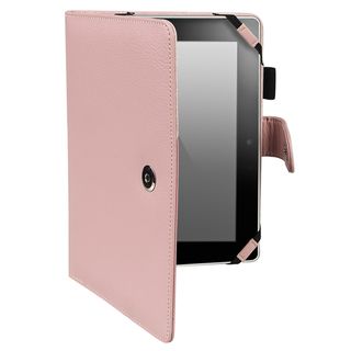 BasAcc Pink Leather Case for  Kindle Fire HD 7 inch