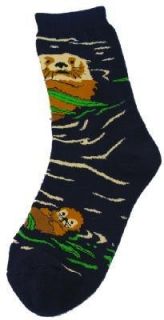 Otters in Water Socks Clothing