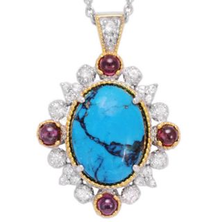 Michael Valituttli 18k Gold over Silver Multi gemstone Necklace Today