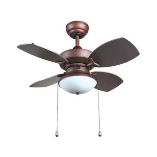 Transitional 28 inch Ceiling fan in Rubbed Bronze
