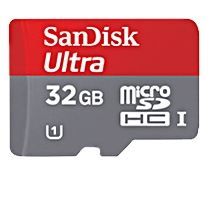 SANDISK CARTE MICROSDHC UHS I 32 GO + ADAPTATEUR SD   Sandisk 32GB