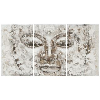 Safavieh Works of Art Buddha 3 piece Canvas Art