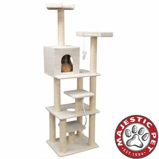 78 inch Bungalow Cat Furniture Tree Condo