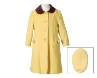 Rothschild Toddler Girls Clothes Gold Fall Outerwear Coat