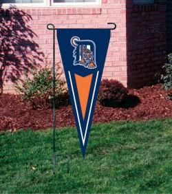Detroit Tigers 36 inch Yard Pennant Flag with Stand