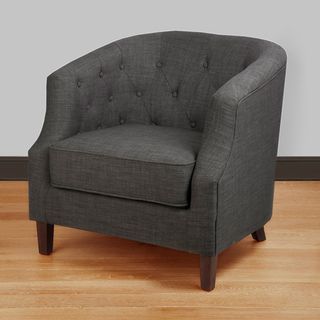 Ansley Charcoal Grey Tub Chair