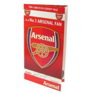 Arsenal FC. No 1 Fan Birthday Card