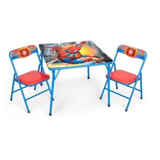 Spiderman Folding Table/ Chairs