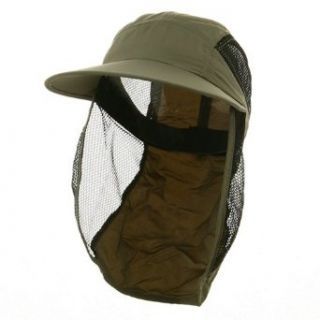 UV 50+ Protection Outdoor Flap Cap   Olive W15S49C